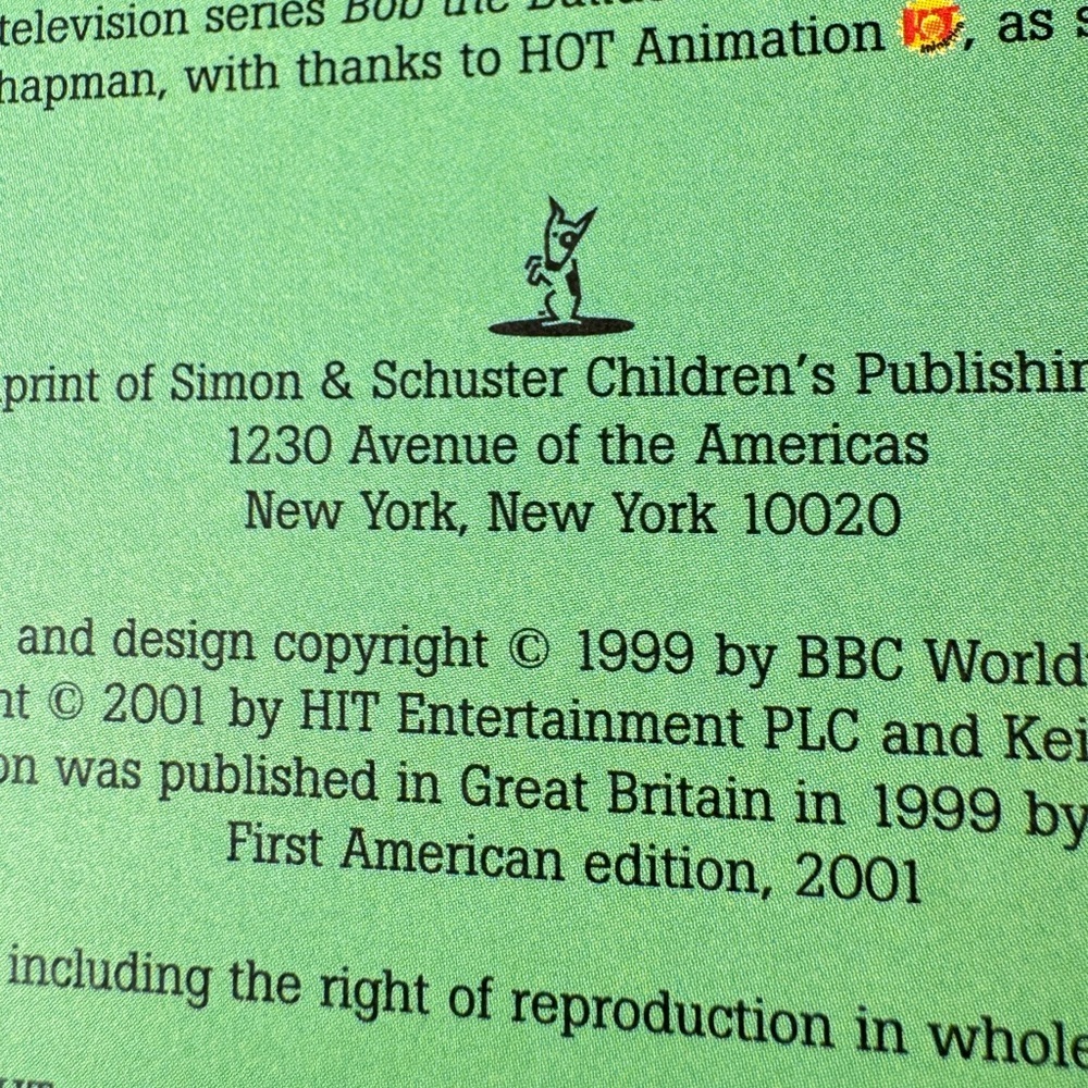 Vintage 1999 Bob the Builder Children’s Book - Picture 3 of 3
